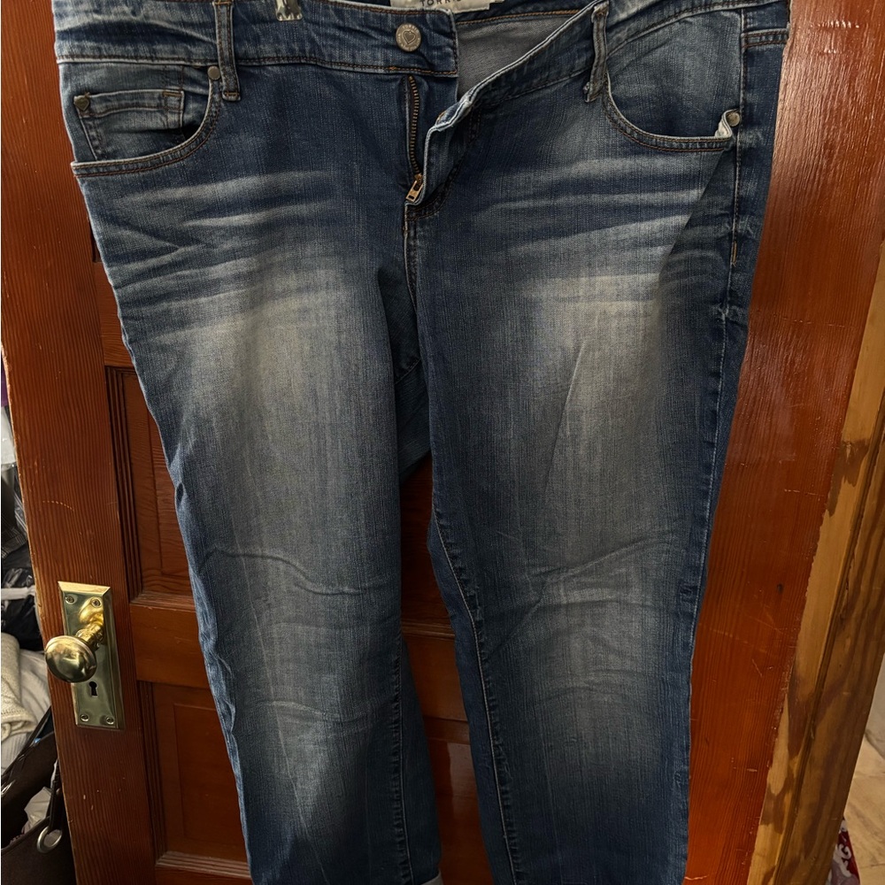 Torrid Indigo Straight Leg Jeans